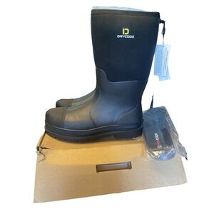 Drycode mens boots 14 Rain Mud Waterproof Black